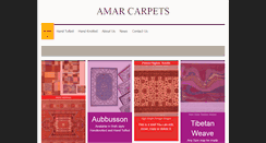 Desktop Screenshot of amarcarpets.com